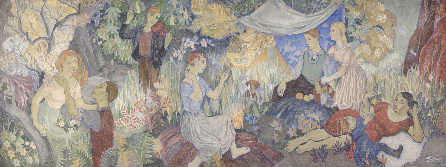 Tove Jansson: Juhlat maalla, 1947. © Tove Janssonin kuolinpesä. Kuva: HAM / Hanna Kukorelli. 